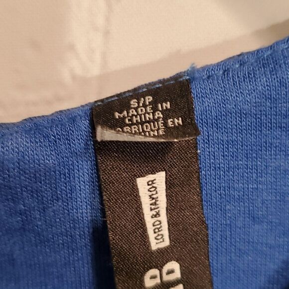 Design Lab Lord & Taylor blue skater dress - Picture 2 of 5